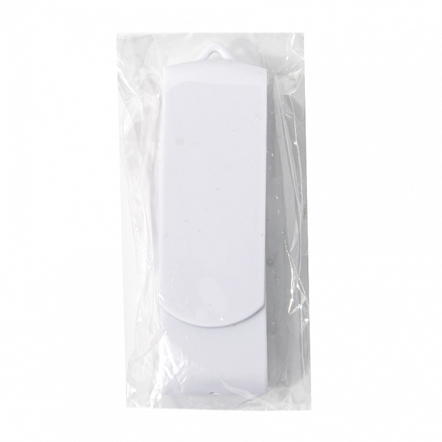 USB flash-карта SWING (8Гб), белый, 6,0х1,8х1,1 см, пластик с логотипом в Ставрополе заказать по выгодной цене в кибермаркете AvroraStore