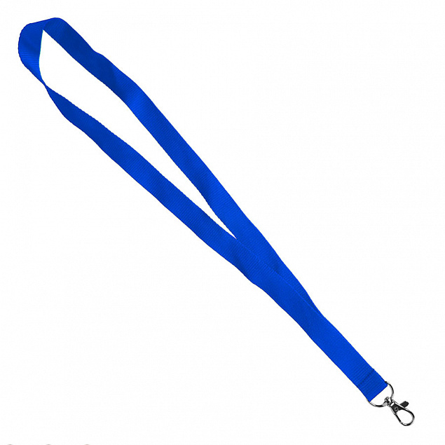 Ланъярд NECK, синий, полиэстер, 2х50 см с логотипом в Ставрополе заказать по выгодной цене в кибермаркете AvroraStore