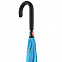 Зонт наоборот Style, трость, сине-голубой с логотипом в Ставрополе заказать по выгодной цене в кибермаркете AvroraStore
