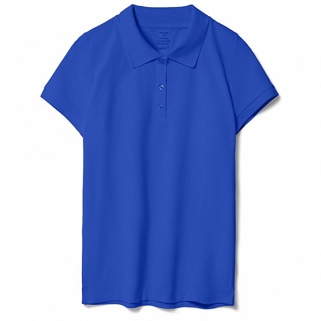 Рубашка поло женская Virma Lady, ярко-синяя с логотипом в Ставрополе заказать по выгодной цене в кибермаркете AvroraStore