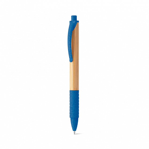 Эко ручка Punto, голубая с логотипом в Ставрополе заказать по выгодной цене в кибермаркете AvroraStore
