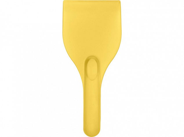 Скребок для льда Chilly 2.0 из переработанного ПЭТ, желтый с логотипом в Ставрополе заказать по выгодной цене в кибермаркете AvroraStore