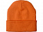 Шапка Dunant, двуслойная, оранжевый с логотипом в Ставрополе заказать по выгодной цене в кибермаркете AvroraStore