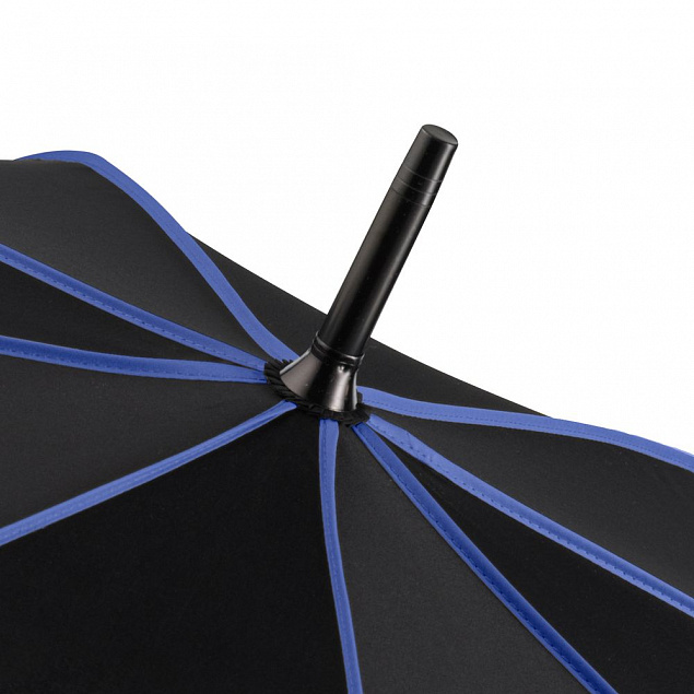 Зонт-трость Seam, синий с логотипом в Ставрополе заказать по выгодной цене в кибермаркете AvroraStore