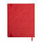 Бизнес-блокнот Tabby Biggy, гибкая обложка, в клетку, красный с логотипом в Ставрополе заказать по выгодной цене в кибермаркете AvroraStore