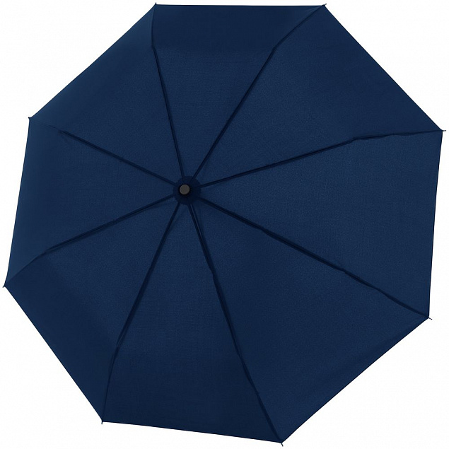 Складной зонт Fiber Magic Superstrong, темно-синий с логотипом в Ставрополе заказать по выгодной цене в кибермаркете AvroraStore