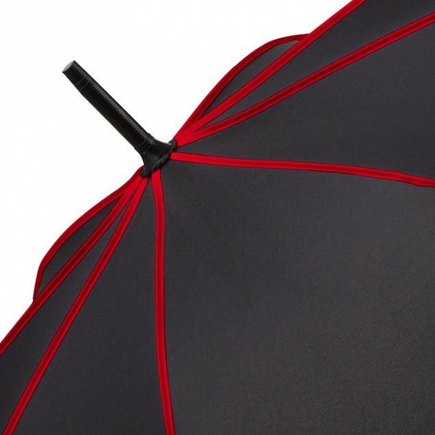 Зонт-трость Seam, красный с логотипом в Ставрополе заказать по выгодной цене в кибермаркете AvroraStore