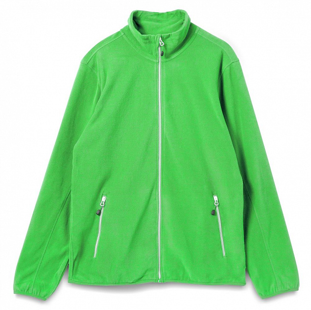 Куртка флисовая мужская TWOHAND зеленое яблоко с логотипом в Ставрополе заказать по выгодной цене в кибермаркете AvroraStore
