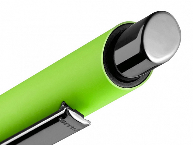 Металлическая шариковая ручка «Ellipse gum» soft touch с зеркальной гравировкой с логотипом в Ставрополе заказать по выгодной цене в кибермаркете AvroraStore