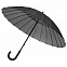 Зонт-трость Ella, серый с логотипом в Ставрополе заказать по выгодной цене в кибермаркете AvroraStore
