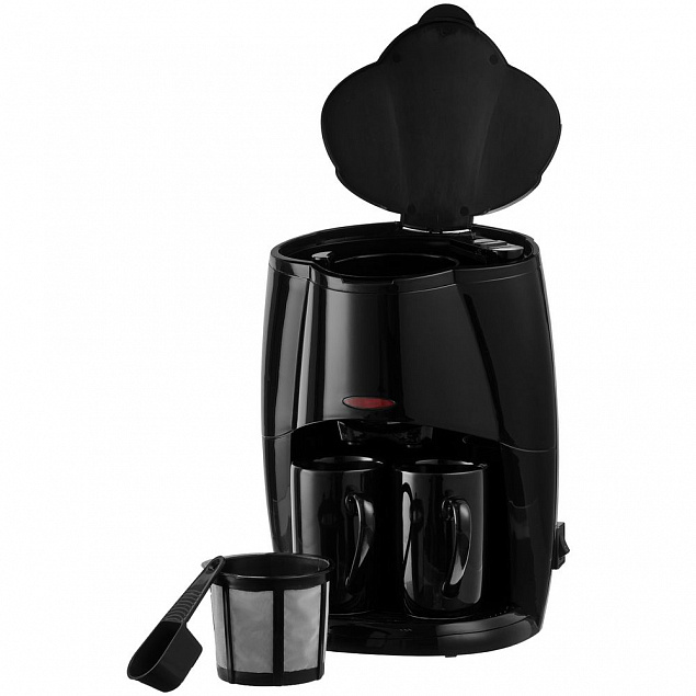 Электрическая кофеварка Vivify, черная с логотипом в Ставрополе заказать по выгодной цене в кибермаркете AvroraStore