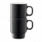 Набор чашек для эспрессо Utility, серый с логотипом в Ставрополе заказать по выгодной цене в кибермаркете AvroraStore
