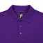 Рубашка поло мужская SPRING 210, темно-фиолетовая с логотипом в Ставрополе заказать по выгодной цене в кибермаркете AvroraStore