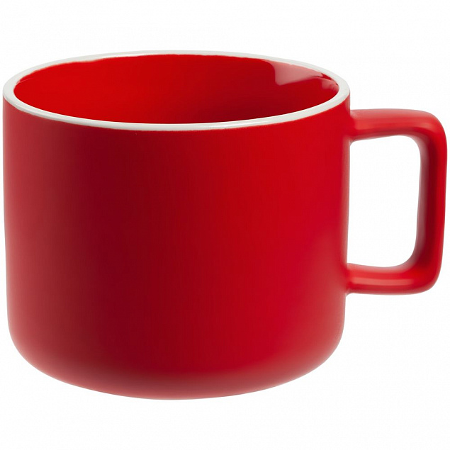 Чашка Fusion, красная с логотипом в Ставрополе заказать по выгодной цене в кибермаркете AvroraStore