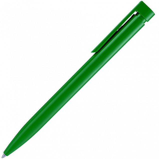 Ручка шариковая Liberty Polished, зеленая с логотипом в Ставрополе заказать по выгодной цене в кибермаркете AvroraStore