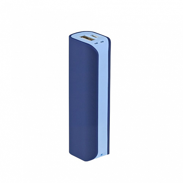 Внешний аккумулятор, Aster PB, 2000 mAh, синий/голубой, транзитная упаковка с логотипом в Ставрополе заказать по выгодной цене в кибермаркете AvroraStore
