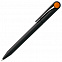 Ручка шариковая Prodir DS1 TMM Dot, черная с оранжевым с логотипом в Ставрополе заказать по выгодной цене в кибермаркете AvroraStore