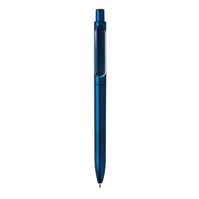Ручка X6, синий с логотипом в Ставрополе заказать по выгодной цене в кибермаркете AvroraStore