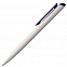Ручка шариковая Senator Dart Polished, бело-синяя с логотипом в Ставрополе заказать по выгодной цене в кибермаркете AvroraStore