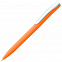 Ручка шариковая Pin Soft Touch, оранжевая с логотипом в Ставрополе заказать по выгодной цене в кибермаркете AvroraStore