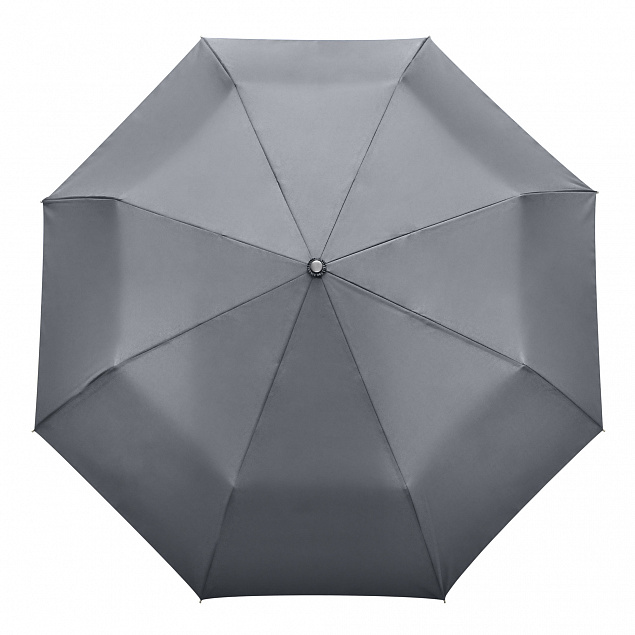 Зонт складной Nord, серый с логотипом в Ставрополе заказать по выгодной цене в кибермаркете AvroraStore