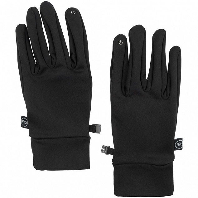 Перчатки Knitted Touch, черные с логотипом в Ставрополе заказать по выгодной цене в кибермаркете AvroraStore