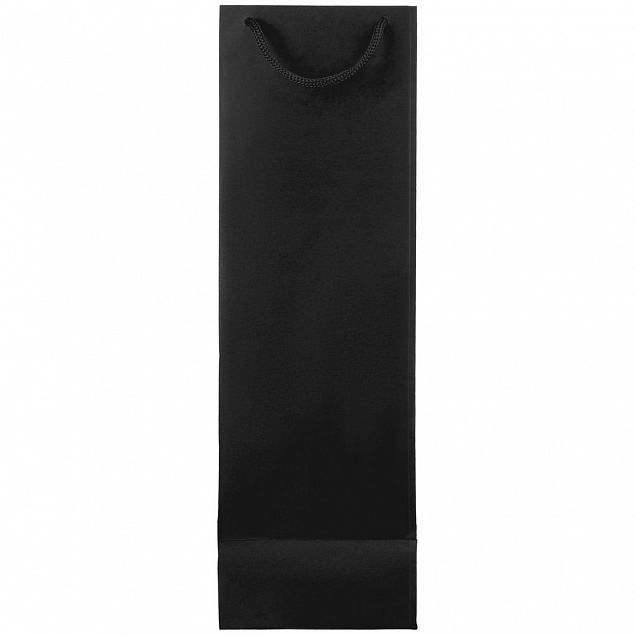 Пакет под бутылку Vindemia, черный с логотипом в Ставрополе заказать по выгодной цене в кибермаркете AvroraStore