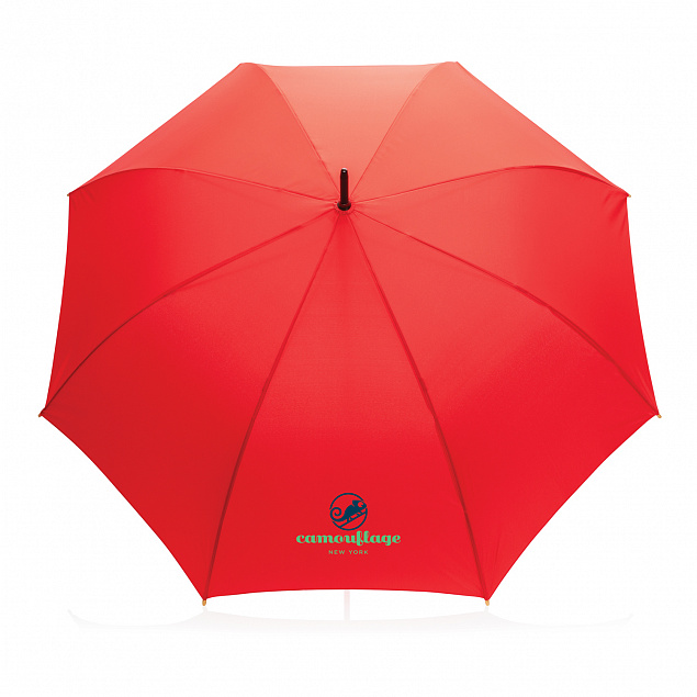 Плотный зонт Impact из RPET AWARE™ с автоматическим открыванием, 27" с логотипом в Ставрополе заказать по выгодной цене в кибермаркете AvroraStore