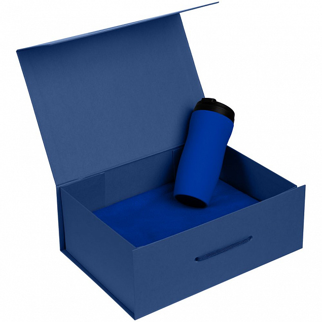 Коробка Selfmade, синяя с логотипом в Ставрополе заказать по выгодной цене в кибермаркете AvroraStore