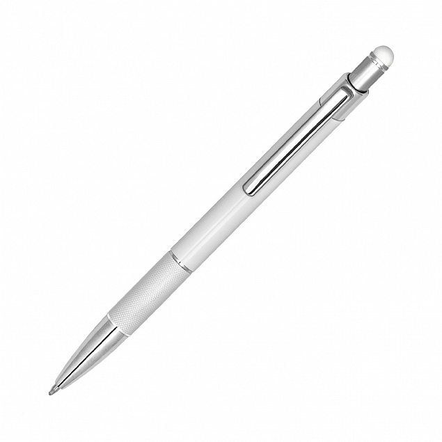 Шариковая ручка Levi, белый с логотипом в Ставрополе заказать по выгодной цене в кибермаркете AvroraStore