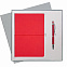Подарочный набор Portobello/Summer Time красный-2 (Ежедневник недат А5, Ручка) с логотипом в Ставрополе заказать по выгодной цене в кибермаркете AvroraStore
