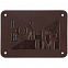 Лейбл Etha Nubuсk, XL, темно-коричневый с логотипом в Ставрополе заказать по выгодной цене в кибермаркете AvroraStore