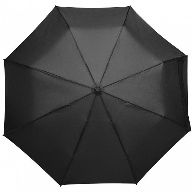 Зонт складной Fillit, черный с логотипом в Ставрополе заказать по выгодной цене в кибермаркете AvroraStore