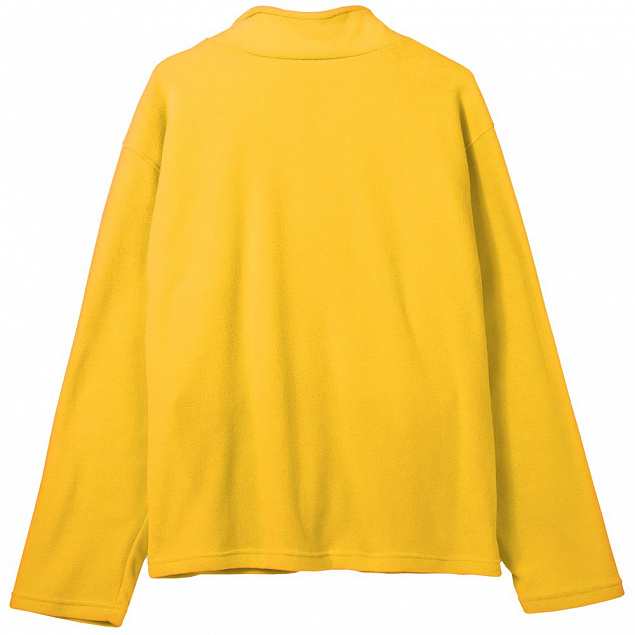 Куртка флисовая унисекс Manakin, желтая с логотипом в Ставрополе заказать по выгодной цене в кибермаркете AvroraStore