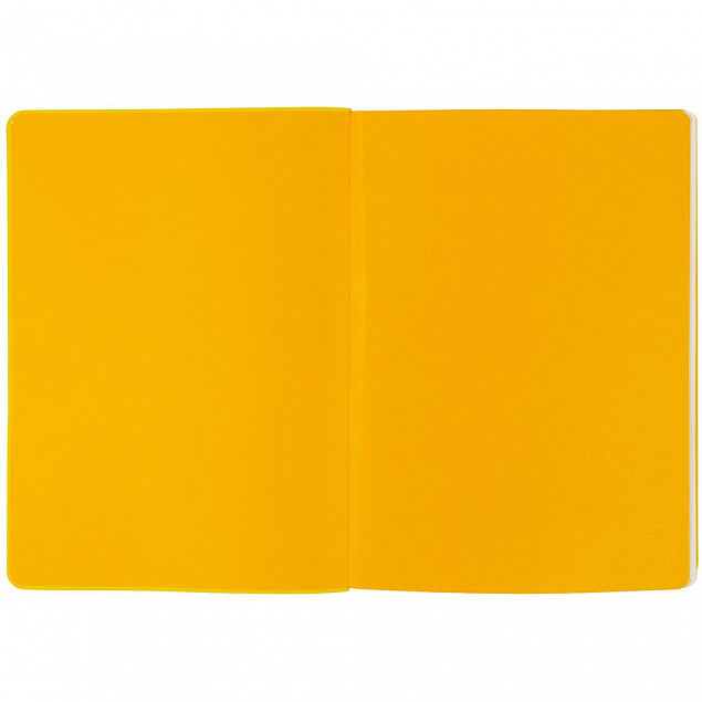 Ежедневник Slip, недатированный, черный с желтым с логотипом в Ставрополе заказать по выгодной цене в кибермаркете AvroraStore