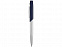 Ручка шариковая Geneva, серебристый/темно-синий с логотипом в Ставрополе заказать по выгодной цене в кибермаркете AvroraStore