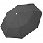 Зонт складной Fiber Alu Light, черный с логотипом в Ставрополе заказать по выгодной цене в кибермаркете AvroraStore