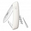 Швейцарский нож D01, белый с логотипом в Ставрополе заказать по выгодной цене в кибермаркете AvroraStore