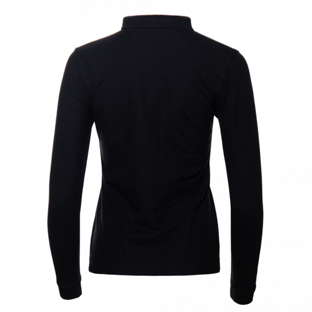 Рубашка поло Рубашка женская 04SW Чёрный с логотипом в Ставрополе заказать по выгодной цене в кибермаркете AvroraStore