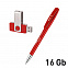 Набор ручка + флеш-карта 16Гб в футляре с логотипом в Ставрополе заказать по выгодной цене в кибермаркете AvroraStore