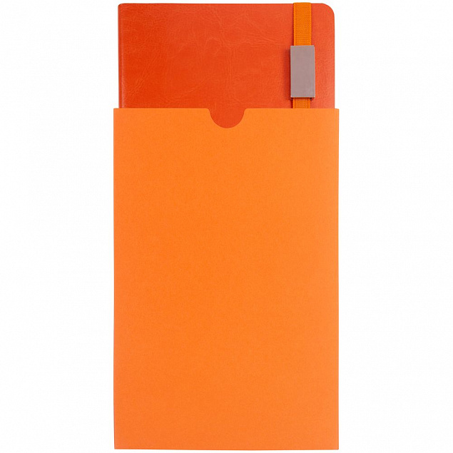 Шубер Flacky Slim, оранжевый с логотипом в Ставрополе заказать по выгодной цене в кибермаркете AvroraStore