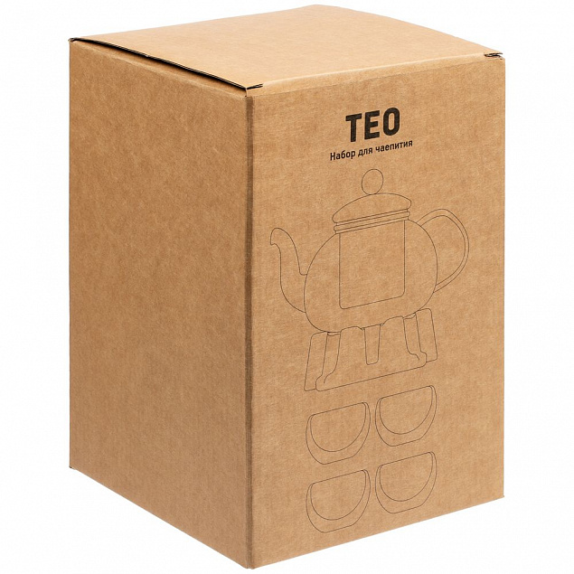 Чайный набор на 4 персоны Teo с логотипом в Ставрополе заказать по выгодной цене в кибермаркете AvroraStore