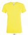 Фуфайка (футболка) REGENT женская,Лимонный L с логотипом в Ставрополе заказать по выгодной цене в кибермаркете AvroraStore