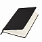 Ежедневник недатированный Marseille soft touch BtoBook, черный с логотипом в Ставрополе заказать по выгодной цене в кибермаркете AvroraStore