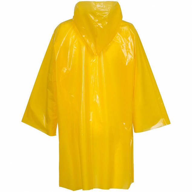Дождевик-плащ CloudTime, желтый с логотипом в Ставрополе заказать по выгодной цене в кибермаркете AvroraStore
