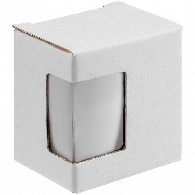 Коробка с окном Lilly, белая с логотипом в Ставрополе заказать по выгодной цене в кибермаркете AvroraStore