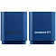 Беспроводная колонка с подсветкой логотипа Glim, синяя с логотипом в Ставрополе заказать по выгодной цене в кибермаркете AvroraStore