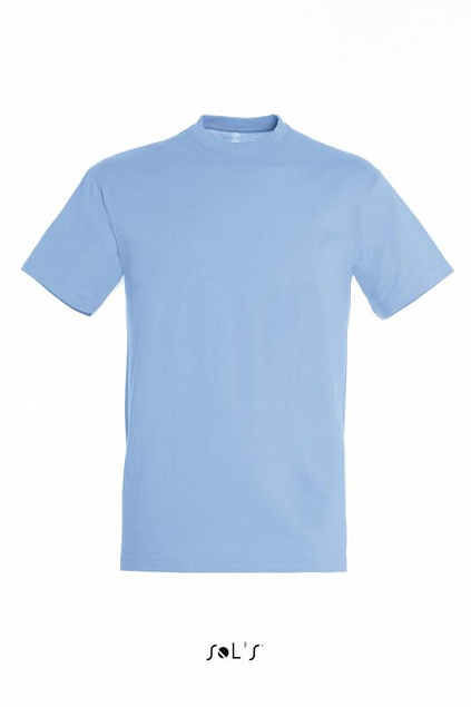 Фуфайка (футболка) REGENT мужская,Голубой L с логотипом в Ставрополе заказать по выгодной цене в кибермаркете AvroraStore
