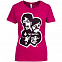 Футболка женская «Меламед. The Beatles», ярко-розовая (фуксия) с логотипом в Ставрополе заказать по выгодной цене в кибермаркете AvroraStore
