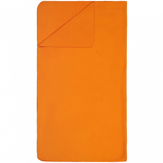 Дорожный плед Voyager, оранжевый с логотипом в Ставрополе заказать по выгодной цене в кибермаркете AvroraStore